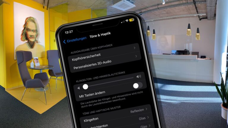 Einstellung iPhone Töne & Haptik