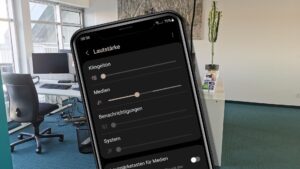Lautstärke auf Android richtig einstellen
