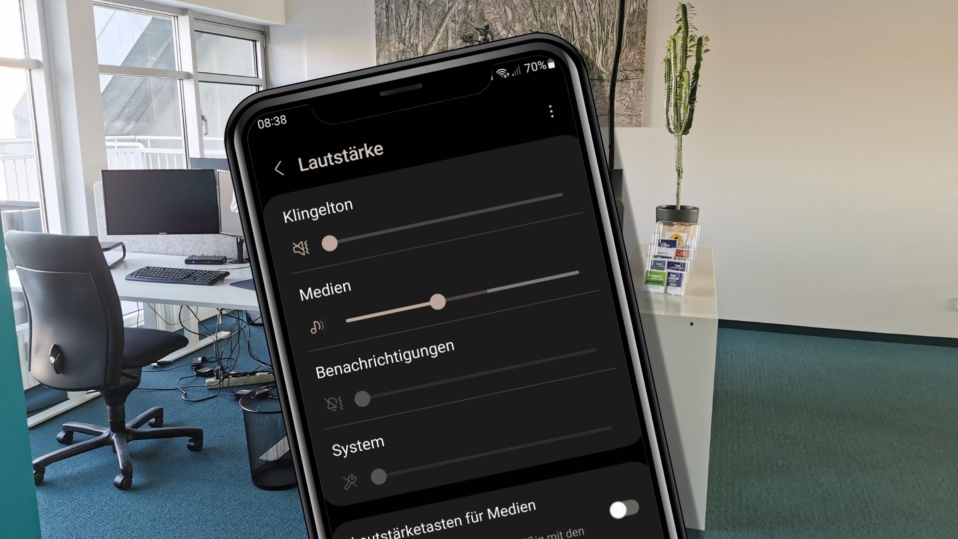 Lautstärke auf Android richtig einstellen