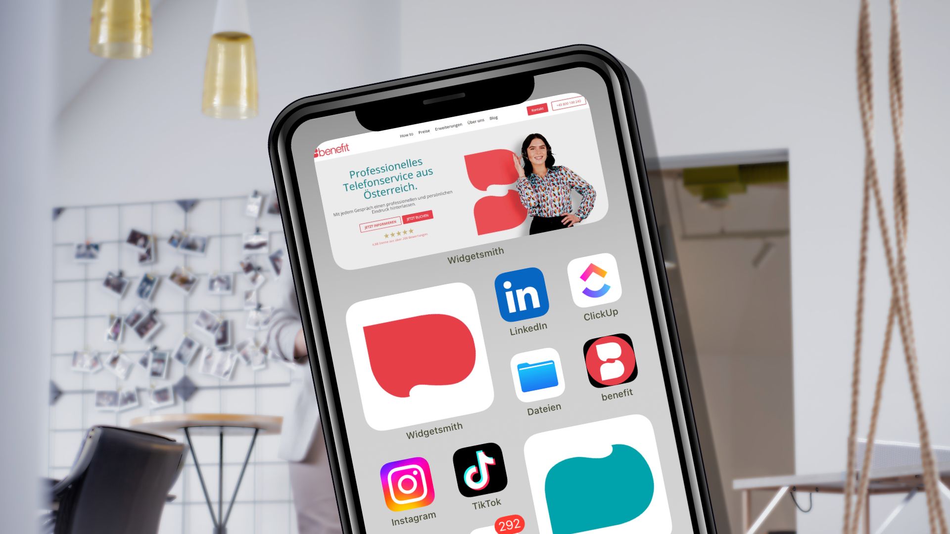 individuelle iPhone Home-Seite