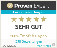 ProvenExpert Bewertungen benefit
