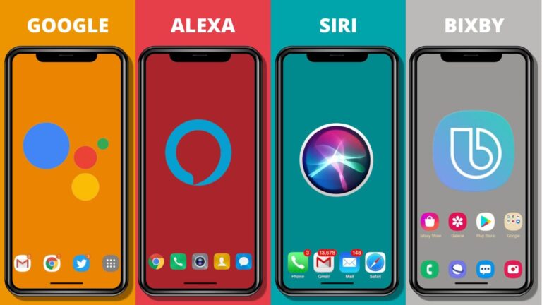virtuelle Assistenten Tools von Google, Apple, Amazon und Samsung